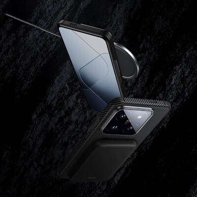 Xiaomi Mi 14 Case Magsafe Carbon Fiber Benks Essential ArmorAir 600D Kevlar Cover - 4