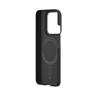 Xiaomi Mi 14 Kılıf M-safe Şarj Özellikli 600D Zore Krek Karbon Kapak - 5