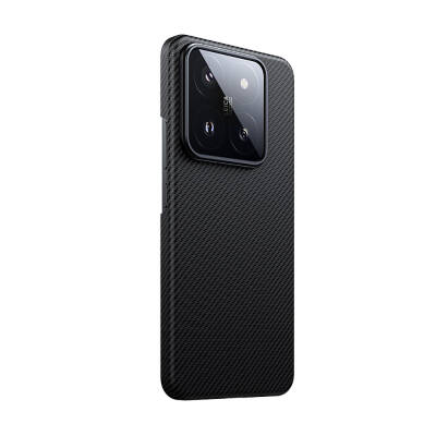 Xiaomi Mi 14 Kılıf M-safe Özellikli Karbon Fiber Benks Essential ArmorAir 600D Kevlar Kapak - Benks