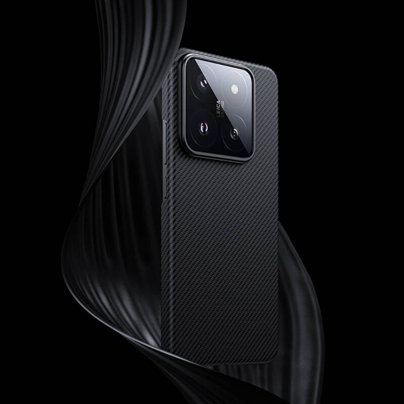 Xiaomi Mi 14 Kılıf M-safe Özellikli Karbon Fiber Benks Essential ArmorAir 600D Kevlar Kapak - 3
