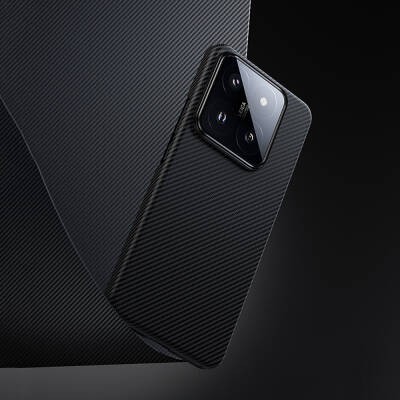 Xiaomi Mi 14 Kılıf M-safe Özellikli Karbon Fiber Benks Essential ArmorAir 600D Kevlar Kapak - 5