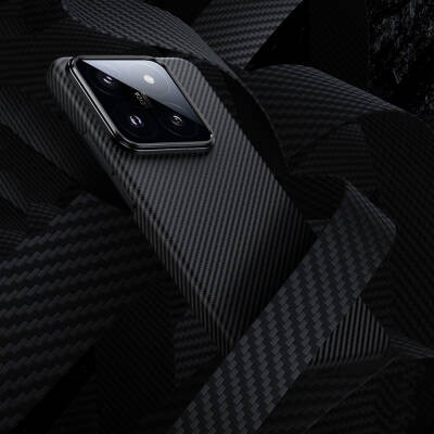 Xiaomi Mi 14 Kılıf M-safe Özellikli Karbon Fiber Benks Essential ArmorAir 600D Kevlar Kapak - 6