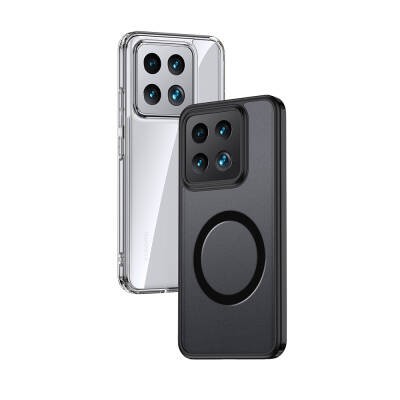 Xiaomi Mi 14 Kılıf Sert PC Arka Yüzey Wireless Şarj Özellikli Zore Flet M-safe Kapak - 6