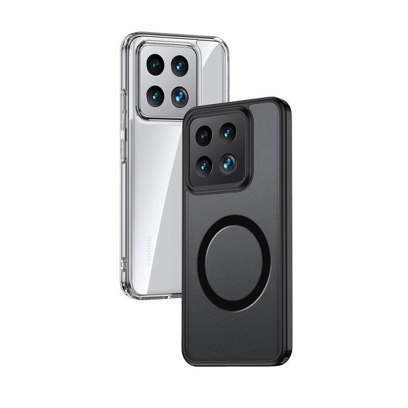 Xiaomi Mi 14 Kılıf Sert PC Arka Yüzey Wireless Şarj Özellikli Zore Flet M-safe Kapak - 6