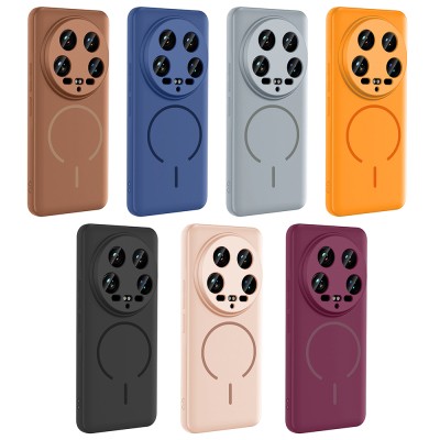 Xiaomi Mi 14 Ultra Kılıf M-safe Şarj Özellikli Zore Meta Kapak - 23