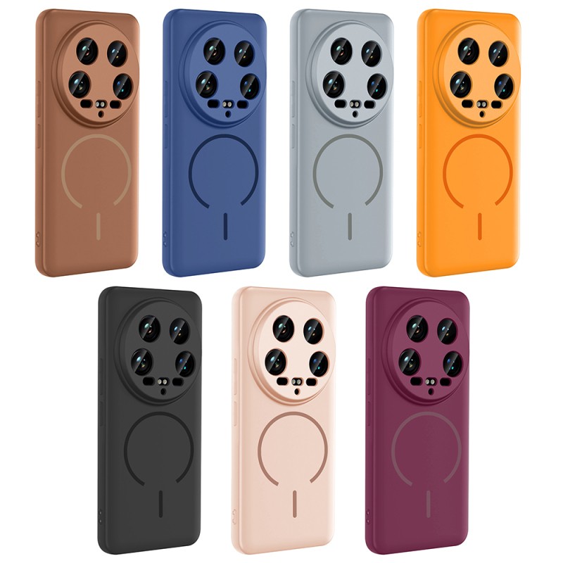 Xiaomi Mi 14 Ultra Kılıf M-safe Şarj Özellikli Zore Meta Kapak - 23