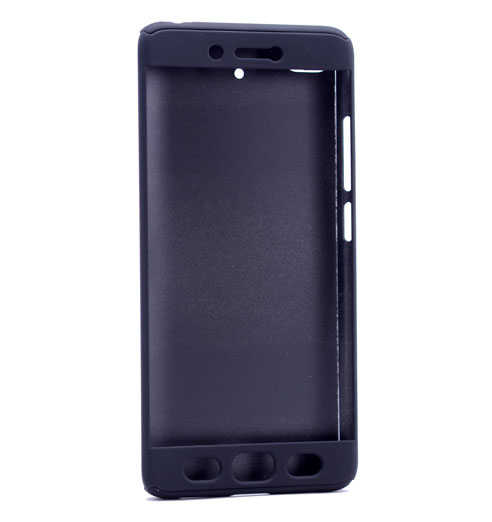 Xiaomi Mİ 5S Kılıf Zore 360 3 Parçalı Rubber Kapak - Siyah