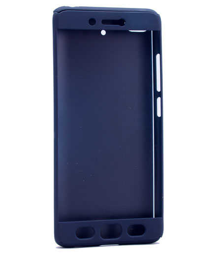Xiaomi Mİ 5S Kılıf Zore 360 3 Parçalı Rubber Kapak - Lacivert