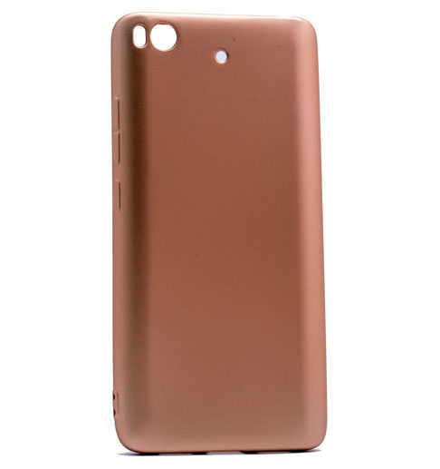 Xiaomi Mi 5s Kılıf Zore Premier Silikon Kapak - Gold