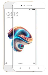 Xiaomi Mi 5x Zore Kenarları Kırılmaya Dayanıklı Cam Ekran Koruyucu - Zore