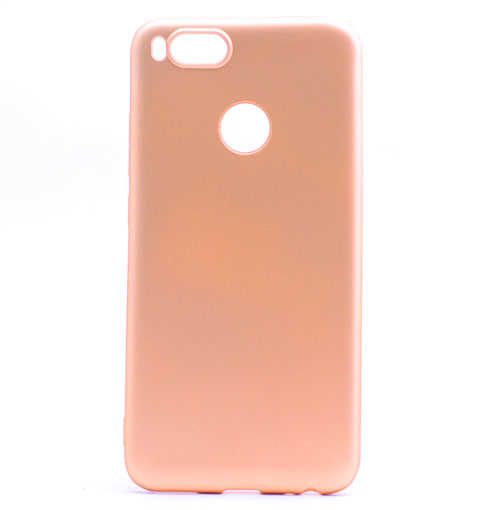 Xiaomi Mi 5x Kılıf Zore Premier Silikon Kapak - Gold