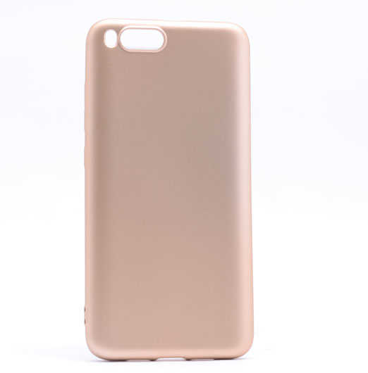 Xiaomi Mi 6 Kılıf Zore Premier Silikon Kapak - Gold