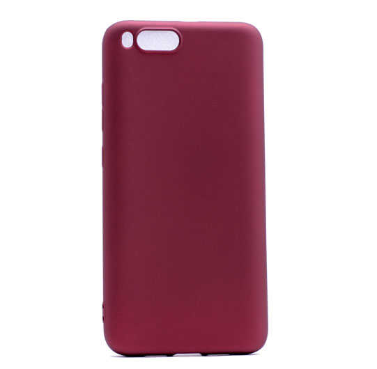 Xiaomi Mi 6 Kılıf Zore Premier Silikon Kapak - Bordo