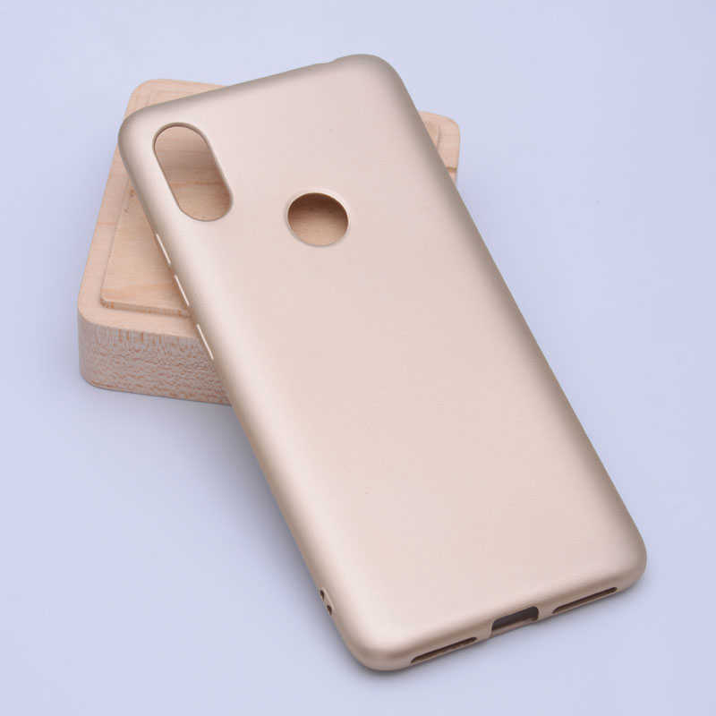 Xiaomi Mi 8 Kılıf Zore Premier Silikon Kapak - Gold
