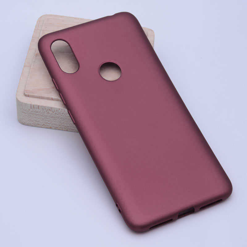 Xiaomi Mi 8 Kılıf Zore Premier Silikon Kapak - Mürdüm