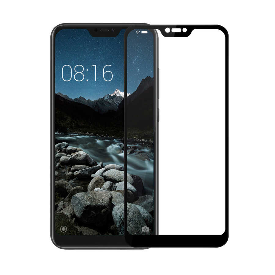 Xiaomi Mi 8 Lite Davin Seramik Ekran Koruyucu - Siyah