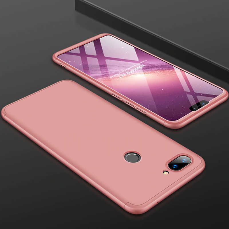Xiaomi Mi 8 Lite Kılıf Zore Ays Kapak - Rose Gold