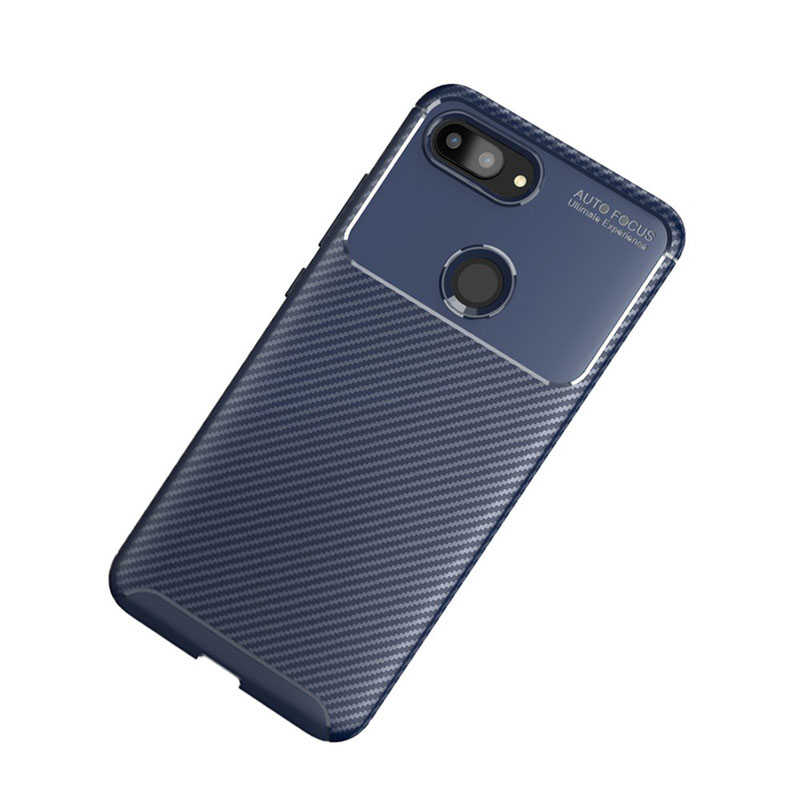 Xiaomi Mi 8 Lite Kılıf Zore Negro Silikon Kapak - Lacivert