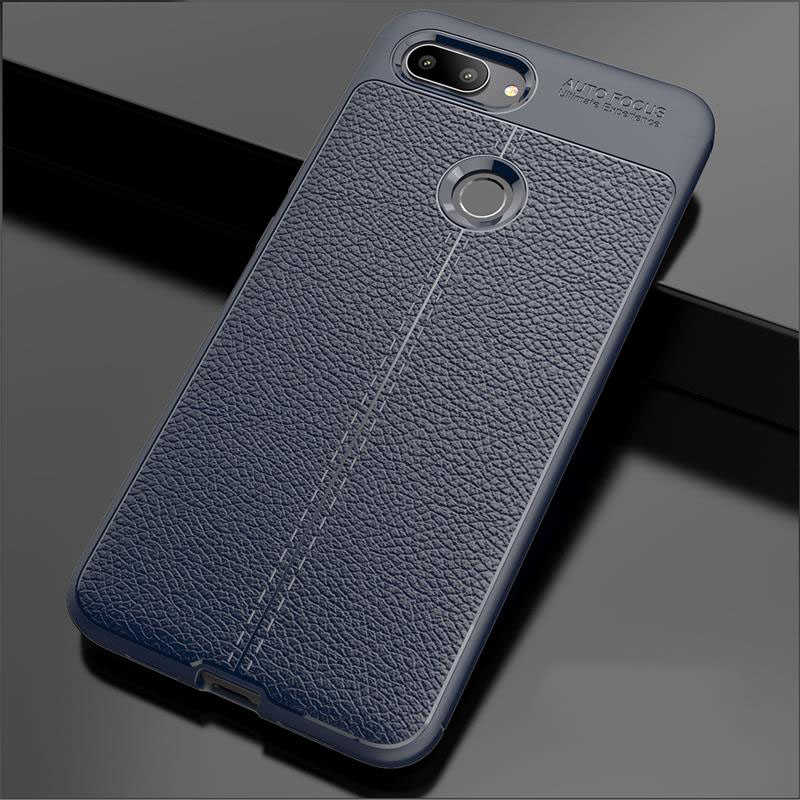 Xiaomi Mi 8 Lite Kılıf Zore Niss Silikon Kapak - Lacivert