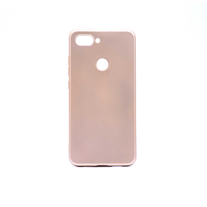 Xiaomi Mi 8 Lite Kılıf Zore Premier Silikon Kapak - Gold