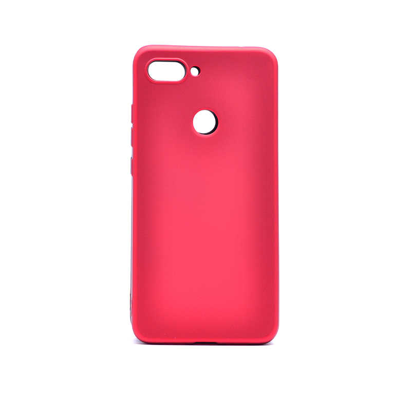 Xiaomi Mi 8 Lite Kılıf Zore Premier Silikon Kapak - Kırmızı