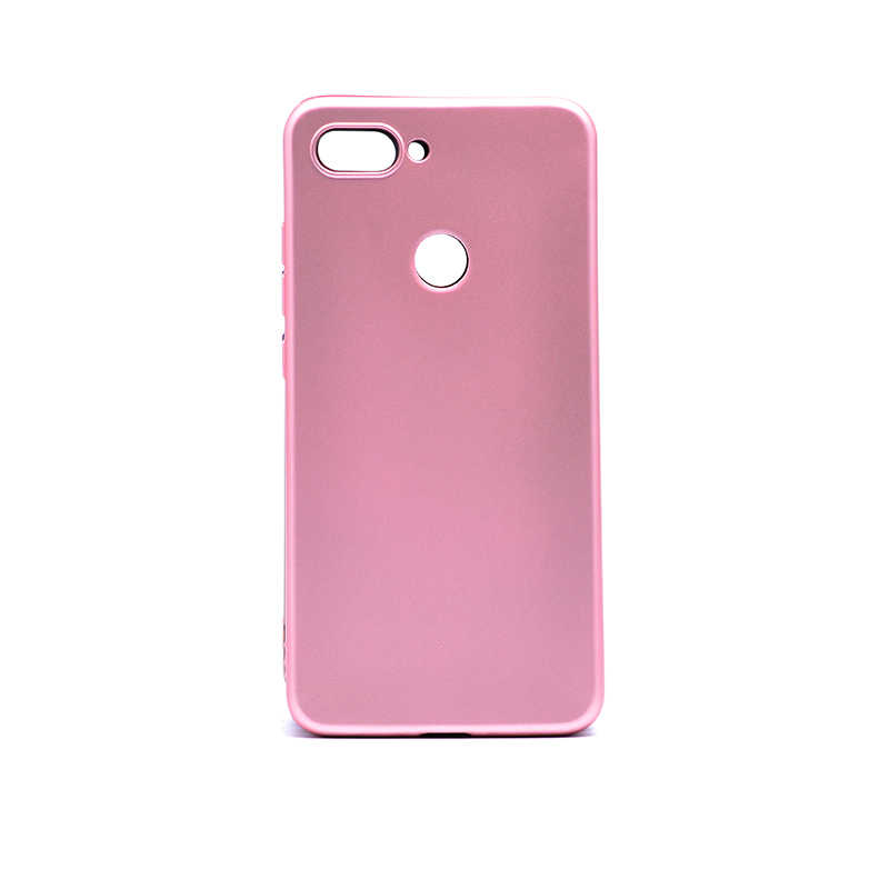 Xiaomi Mi 8 Lite Kılıf Zore Premier Silikon Kapak - Rose Gold