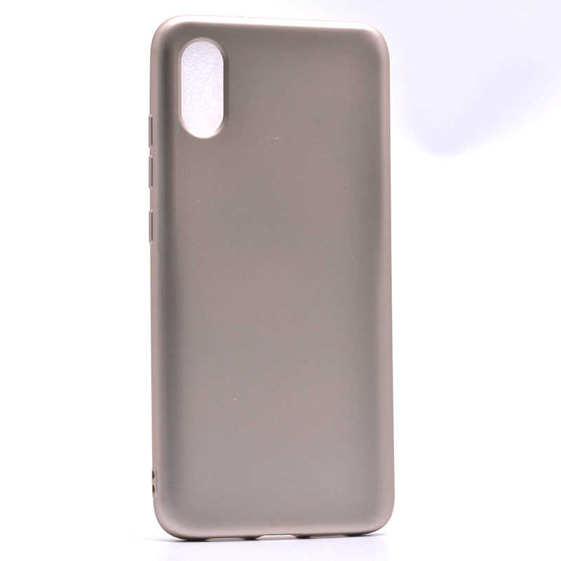 Xiaomi Mi 8 Pro Kılıf Zore Premier Silikon Kapak - Gold