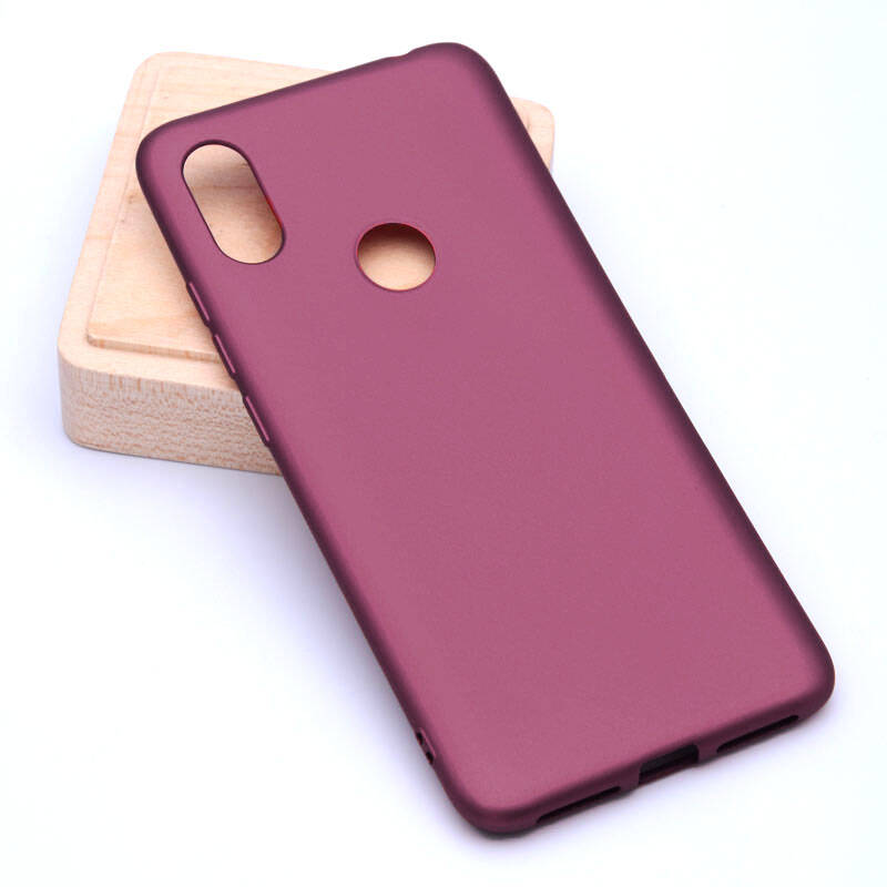 Xiaomi Mi 8 SE Kılıf Zore Premier Silikon Kapak - Mürdüm