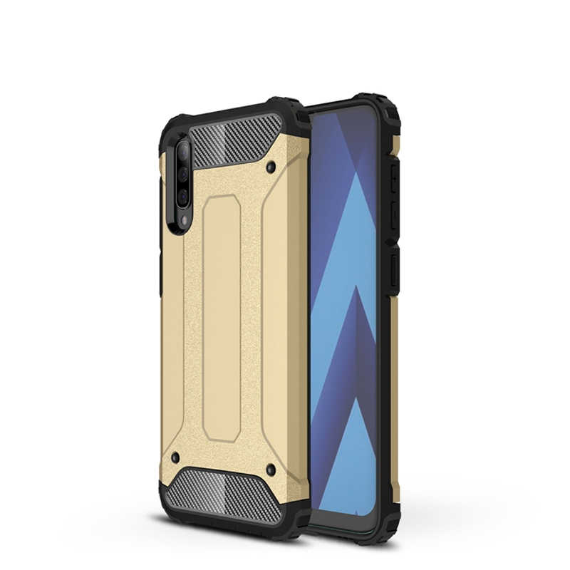 Xiaomi Mi 9 Kılıf Zore Crash Silikon Kapak - Gold