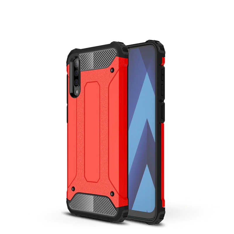 Xiaomi Mi 9 Kılıf Zore Crash Silikon Kapak - Kırmızı