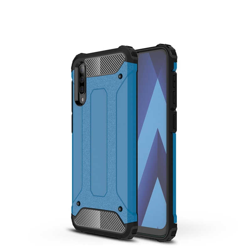 Xiaomi Mi 9 Kılıf Zore Crash Silikon Kapak - Mavi