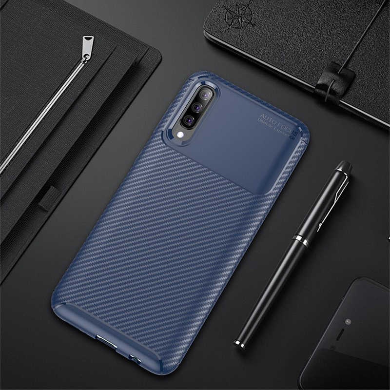 Xiaomi Mi 9 Kılıf Zore Negro Silikon Kapak - Lacivert