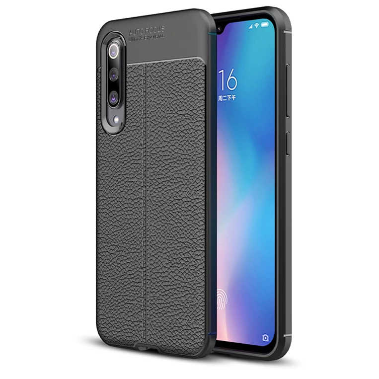 Xiaomi Mi 9 Kılıf Zore Niss Silikon Kapak - Siyah