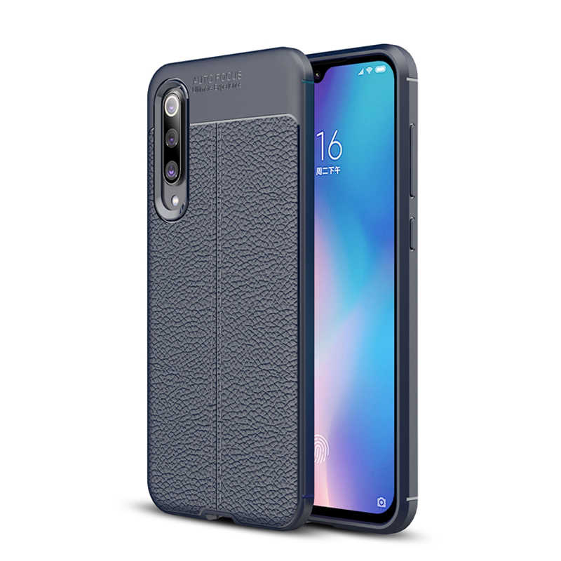 Xiaomi Mi 9 Kılıf Zore Niss Silikon Kapak - Lacivert