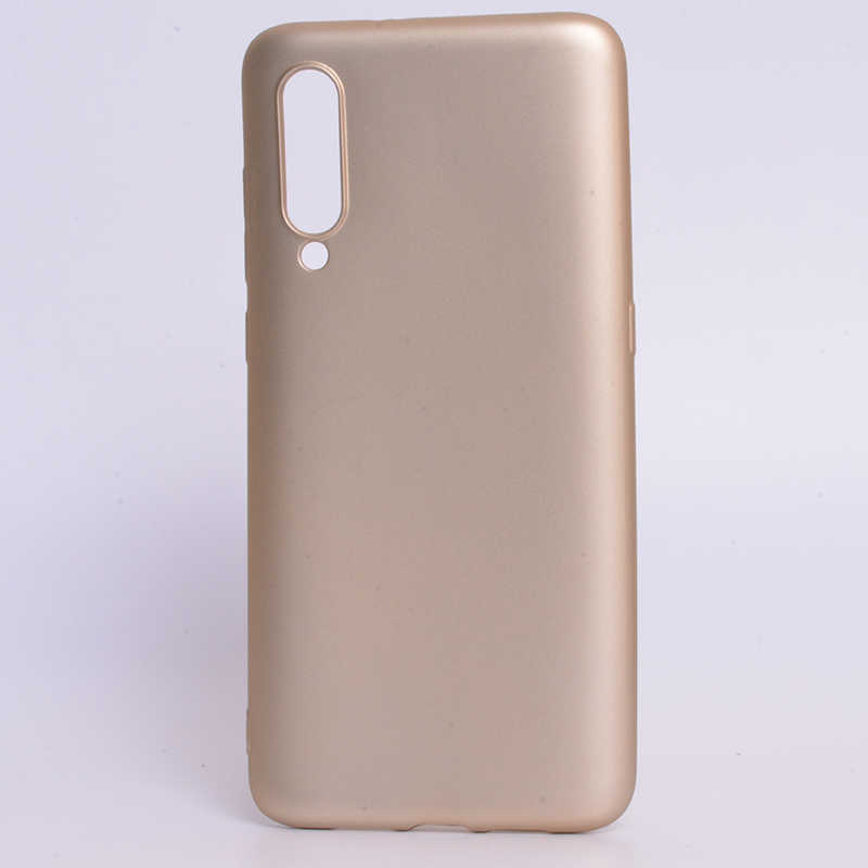 Xiaomi Mi 9 Kılıf Zore Premier Silikon Kapak - Gold