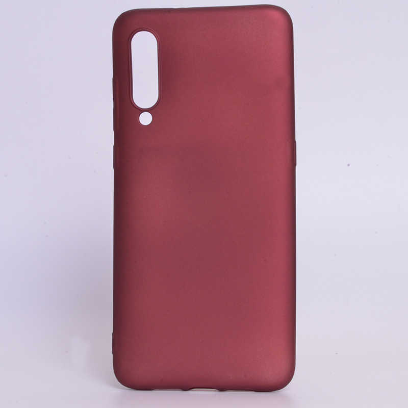 Xiaomi Mi 9 Kılıf Zore Premier Silikon Kapak - Mürdüm