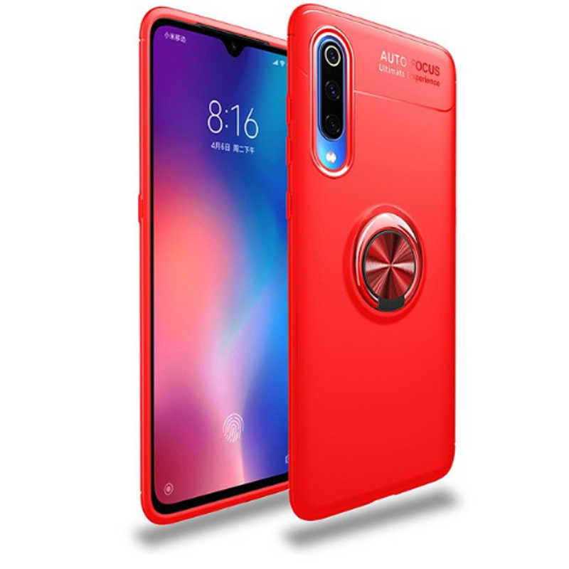 Xiaomi Mi 9 Kılıf Zore Ravel Silikon Kapak - Kırmızı