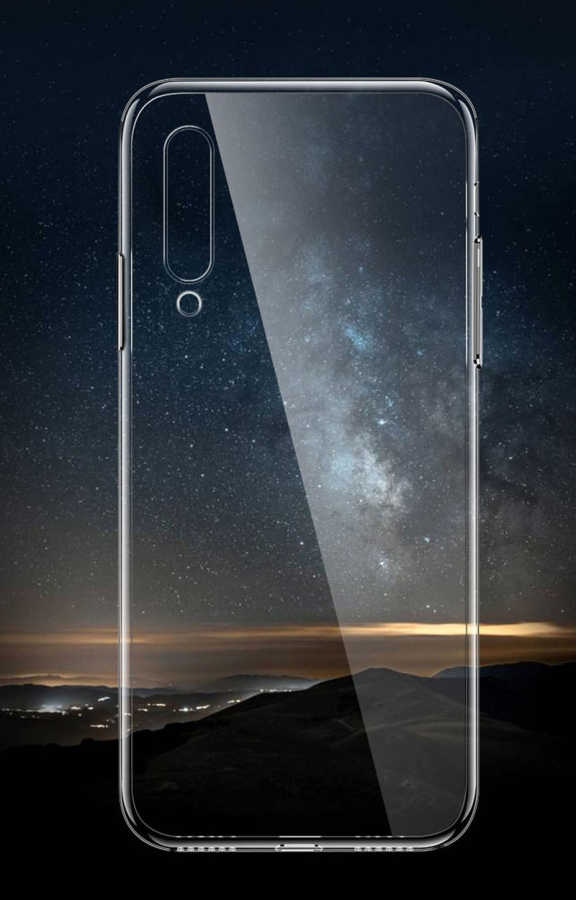 Xiaomi Mi 9 Se Kılıf Zore Süper Silikon Kapak - Renksiz
