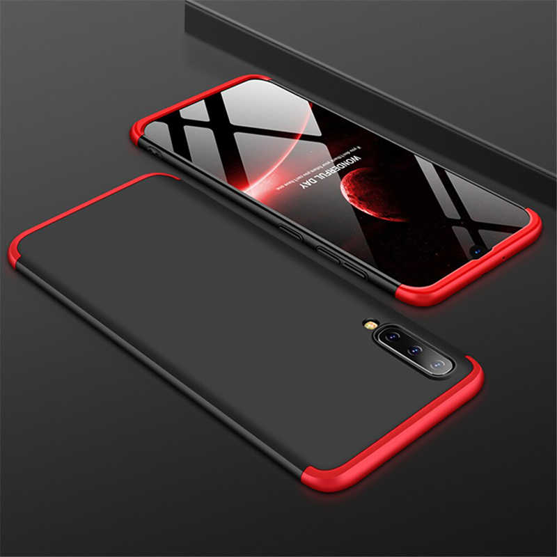 Xiaomi Mi 9 Se Kılıf Zore Ays Kapak - Siyah-Kırmızı