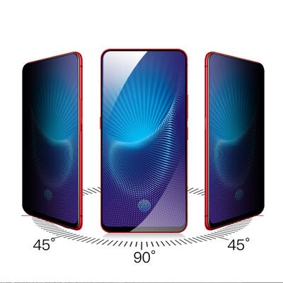 Xiaomi Mi 9T Davin 5D Privacy Cam Ekran Koruyucu - 4