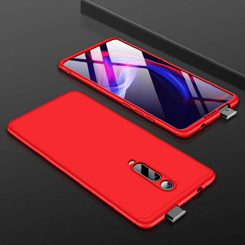 Xiaomi Mi 9T Kılıf Zore Ays Kapak - Kırmızı