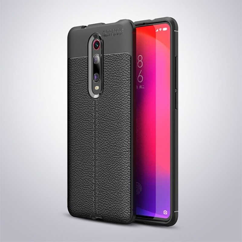 Xiaomi Mi 9T Kılıf Zore Niss Silikon Kapak - Siyah