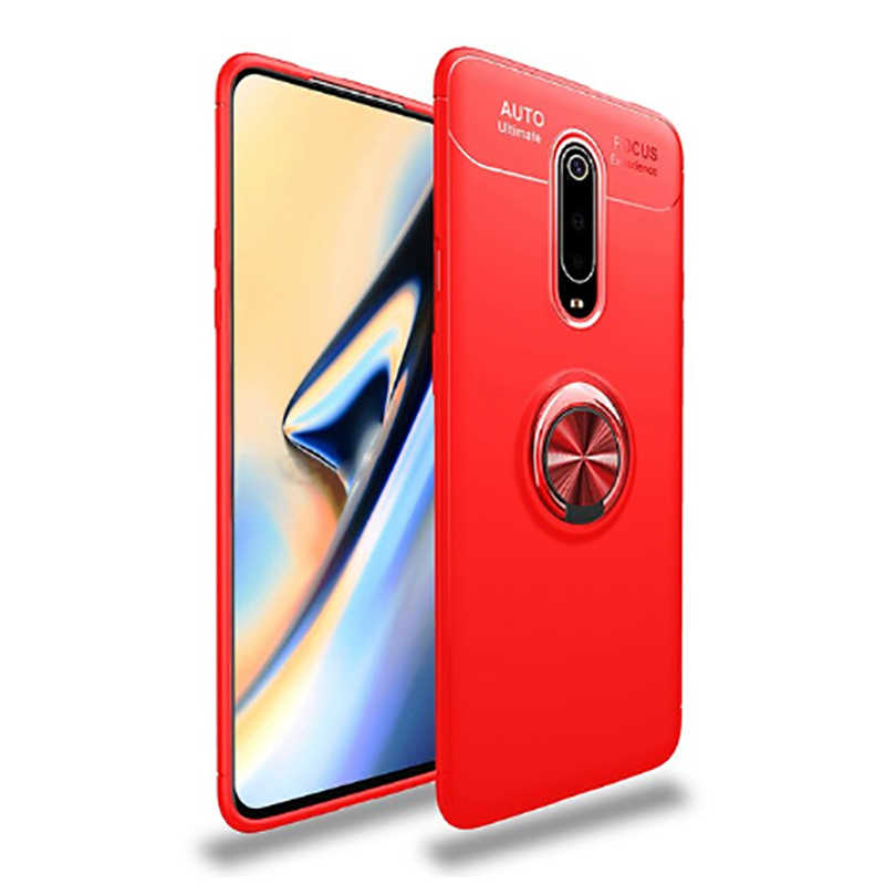 Xiaomi Mi 9T Kılıf Zore Ravel Silikon Kapak - Kırmızı