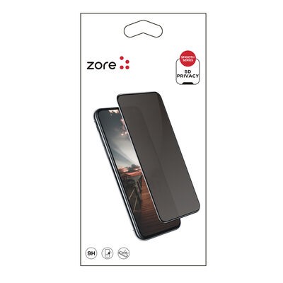 Huawei Y9 Prime 2019 Zore New 5D Privacy Temperli Ekran Koruyucu - 1