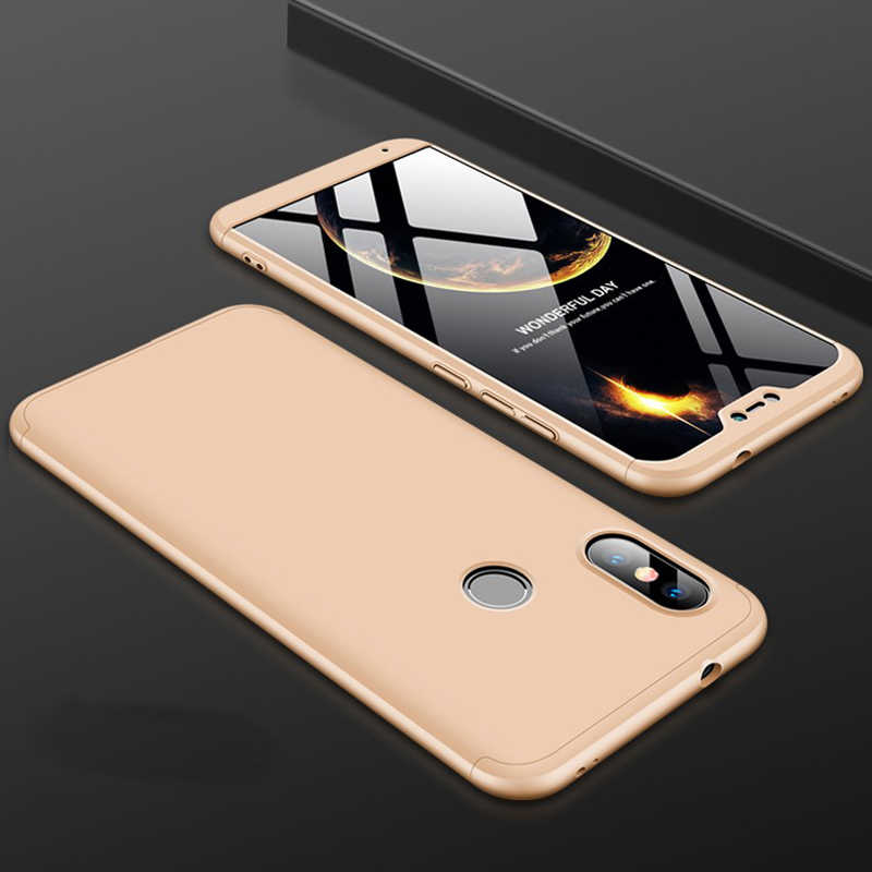 Xiaomi Mi A2 Lite Kılıf Zore Ays Kapak - Gold