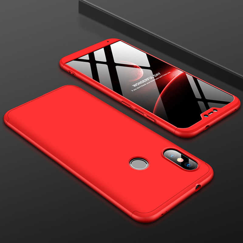 Xiaomi Mi A2 Lite Kılıf Zore Ays Kapak - Kırmızı