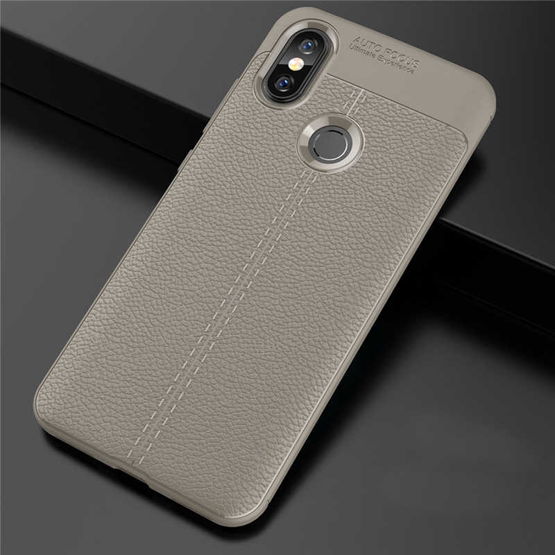 Xiaomi Mi A2 Lite Kılıf Zore Niss Silikon Kapak - Gri