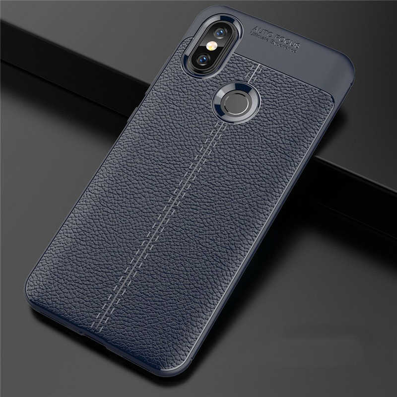 Xiaomi Mi A2 Lite Kılıf Zore Niss Silikon Kapak - Lacivert
