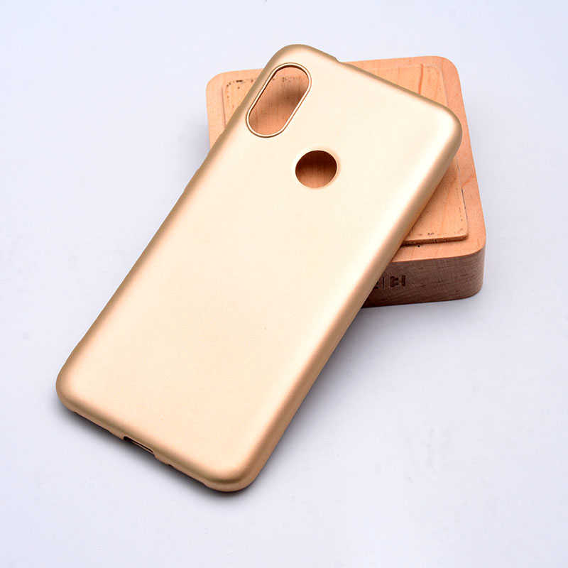 Xiaomi Mi A2 Lite Kılıf Zore Premier Silikon Kapak - Gold