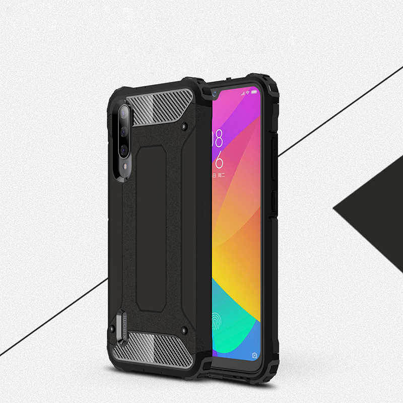 Xiaomi Mi A3 Kılıf Zore Crash Silikon Kapak - Siyah